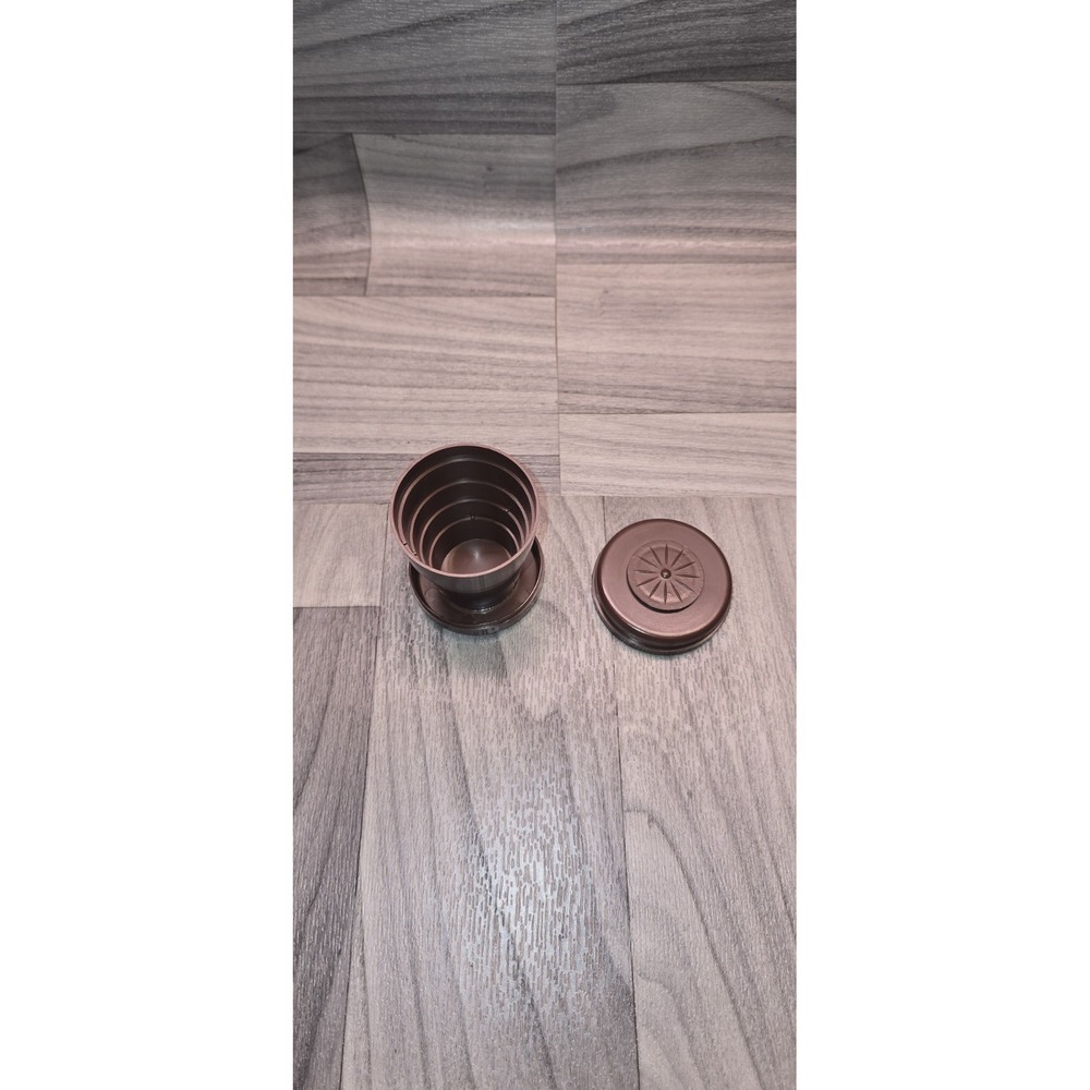 Vintage Collapsible Cup & Pill Box